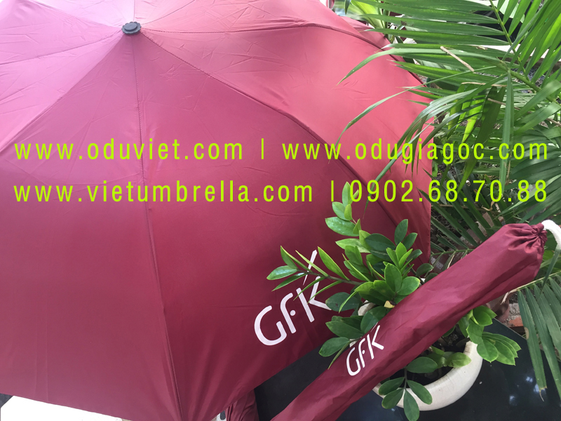 xưởng sản xuất ô dù cầm tay in logo quảng cáo